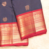Kanchi Pattu - Dark Blue