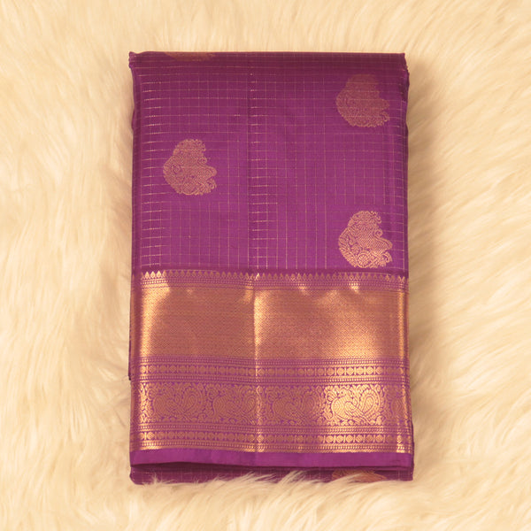 Kanchi Pattu - Purple