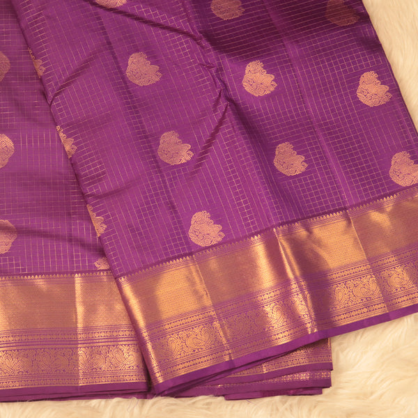 Kanchi Pattu - Purple