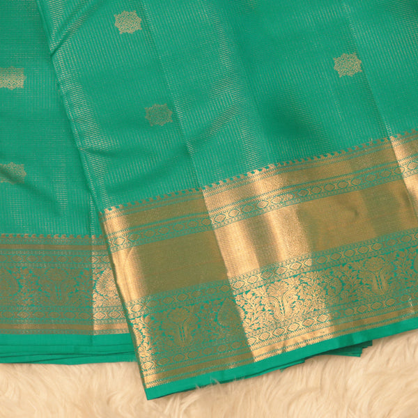 Kanchi Pattu - Cyan
