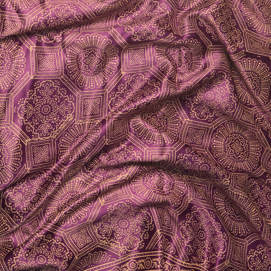 Gajji Silk - Dark Purple