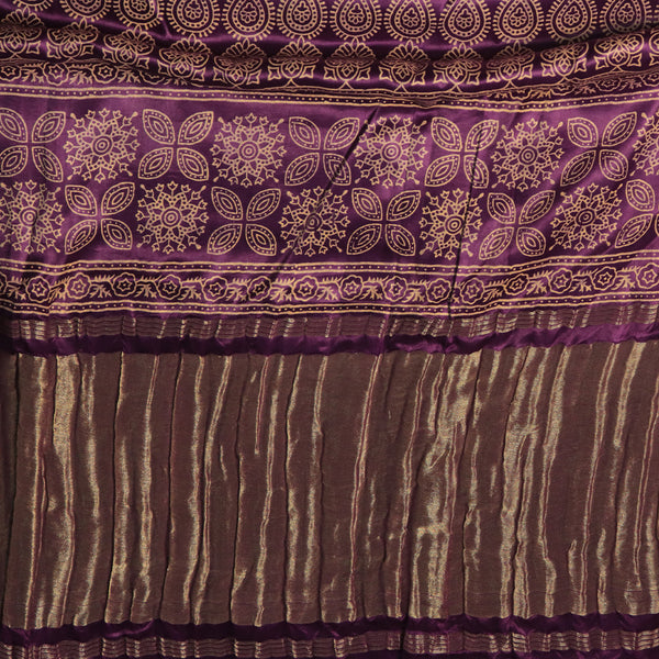 Gajji Silk - Dark Purple