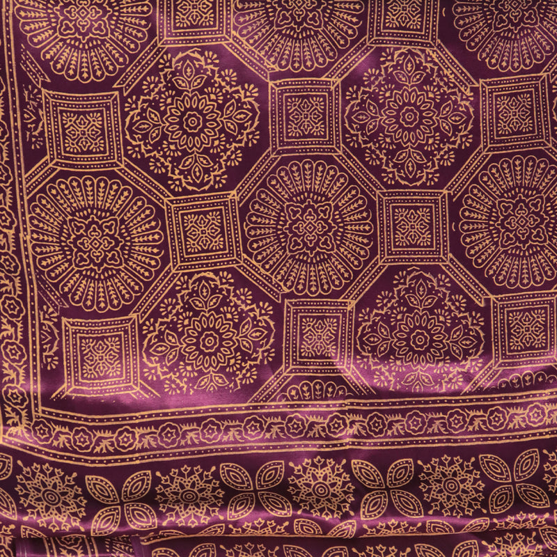 Gajji Silk - Dark Purple
