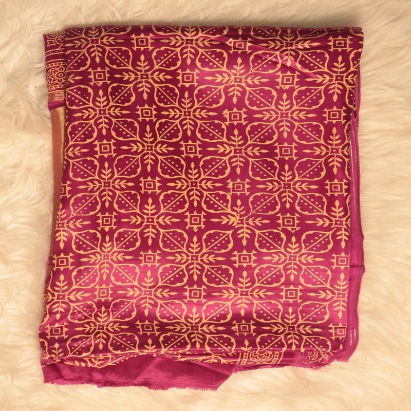 Gajji Silk - Dark Pink