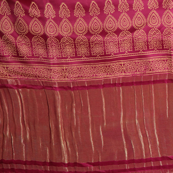 Gajji Silk - Dark Pink