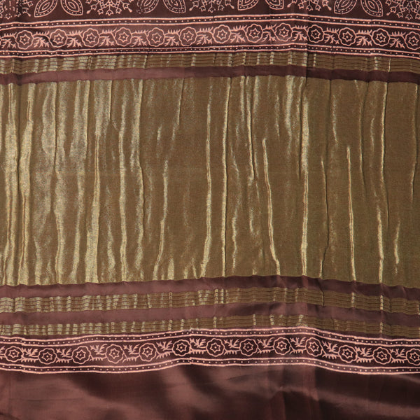 Gajji Silk - Brown
