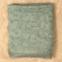 Organza - Pastel Blue Work