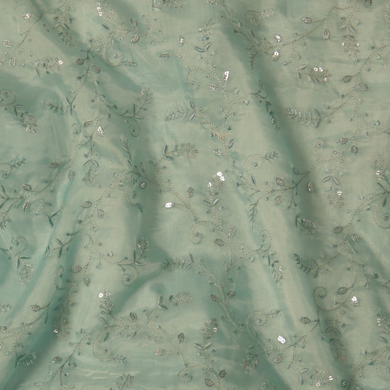 Organza - Pastel Blue Work
