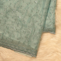 Organza - Pastel Blue Work