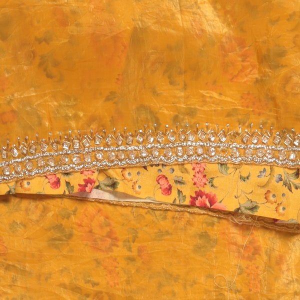 Fancy Cut Work Saree