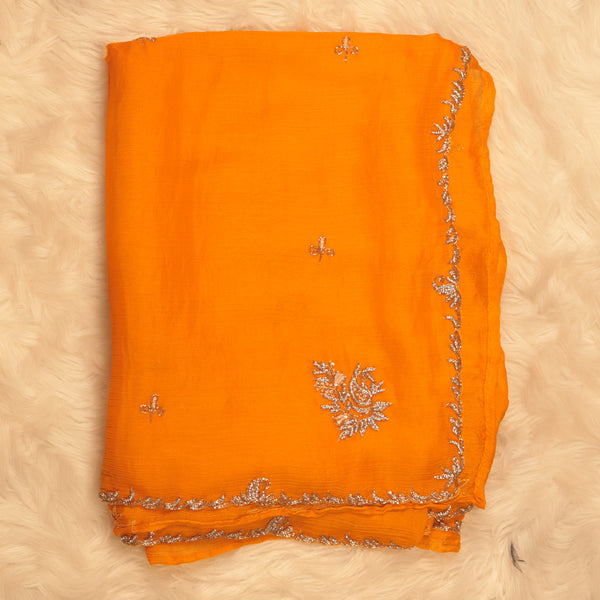 Fancy Cut Work Saree