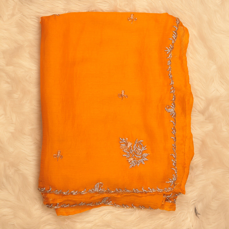 Fancy Cut Work Saree