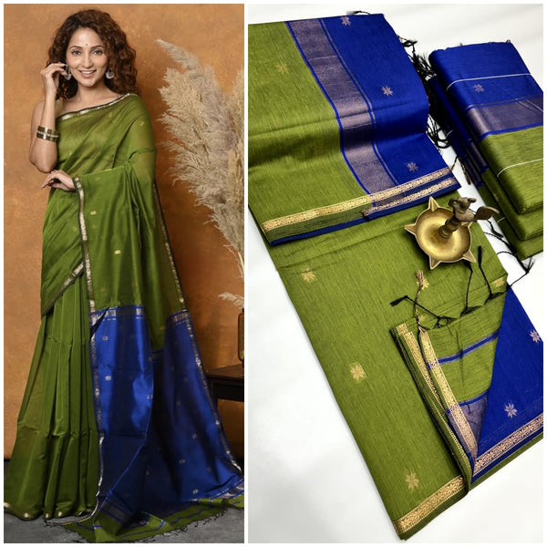 Maheshwari Cotton - Green