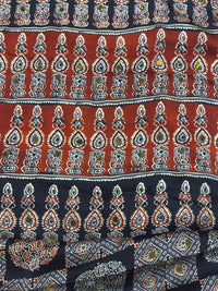 Ajrakh Mirror Work - Black