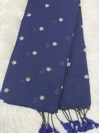 Khadi Cotton - Navy Blue