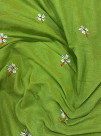 Khadi Cotton - Parrot Green