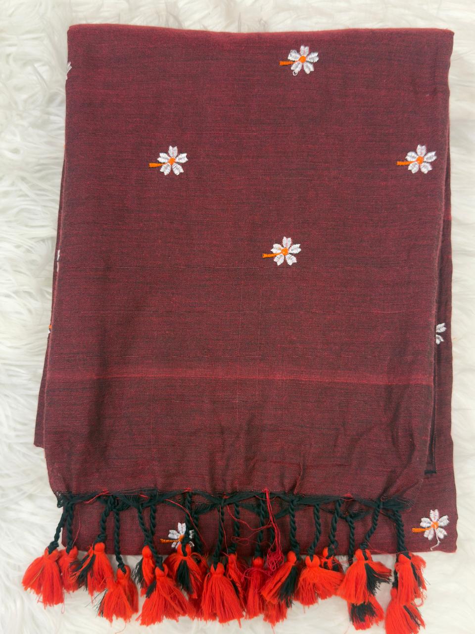 Khadi Cotton - Maroon