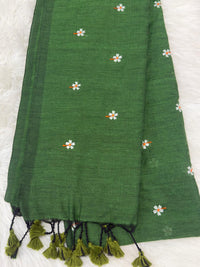 Khadi Cotton - Dark Green