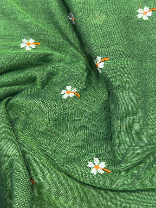 Khadi Cotton - Dark Green