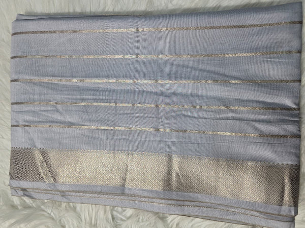Maheshwari Silk - Pale Lavender