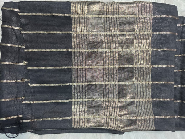 Maheshwari Silk - Black