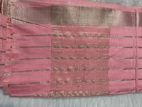 Maheshwari Silk - Dark Peach