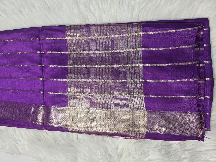 Maheshwari Silk - Plum
