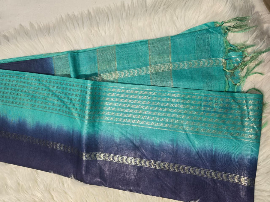 Bhagalpuri Silk BPD2 - Navy Blue