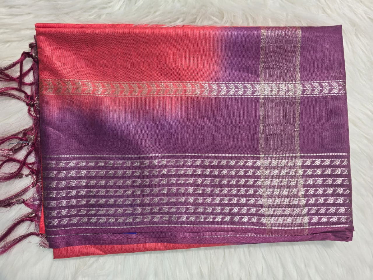 Bhagalpuri Silk BPD2 - Red Violet