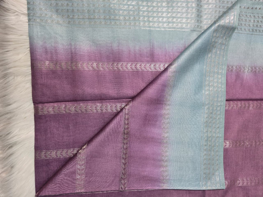 Bhagalpuri Silk BPD2 - Plum Blue