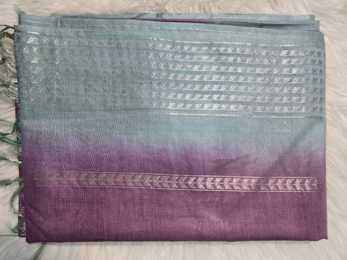 Bhagalpuri Silk BPD2 - Plum Blue