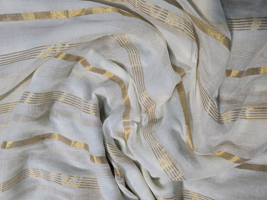 Mul Cotton - Red Border
