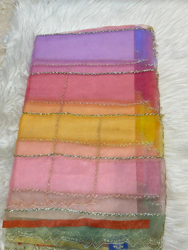 Rainbow Organza Work - RW7