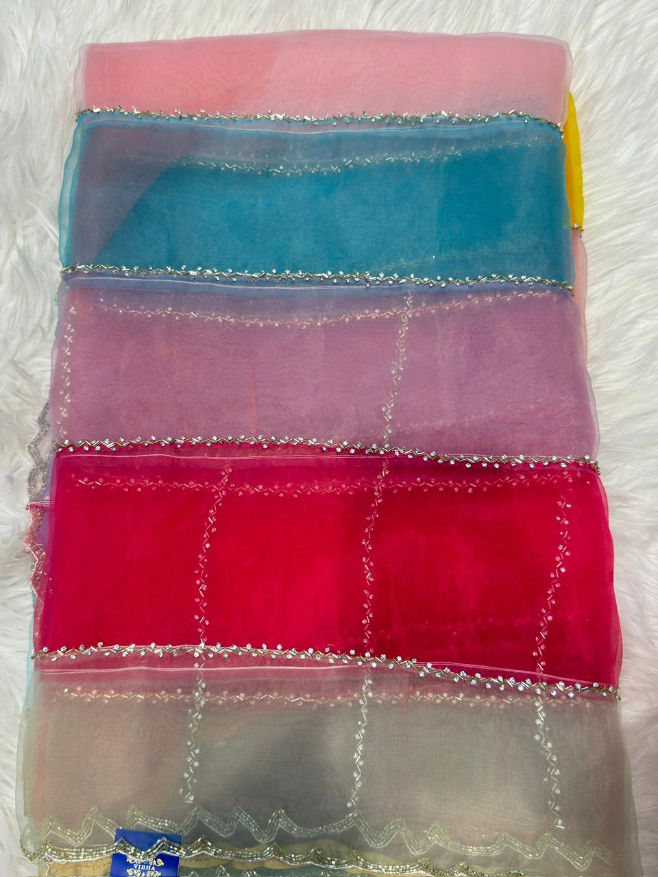 Rainbow Organza Work - RW7