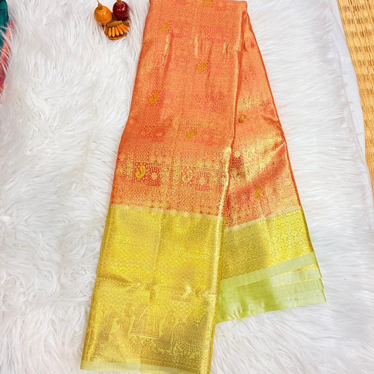 Semi Kanchipattu Saree