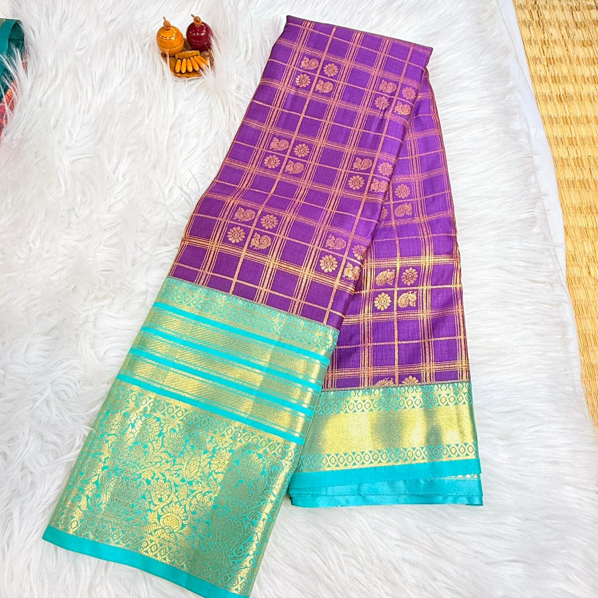 Semi Kanchipattu Saree