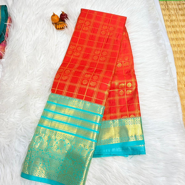 Semi Kanchipattu Saree