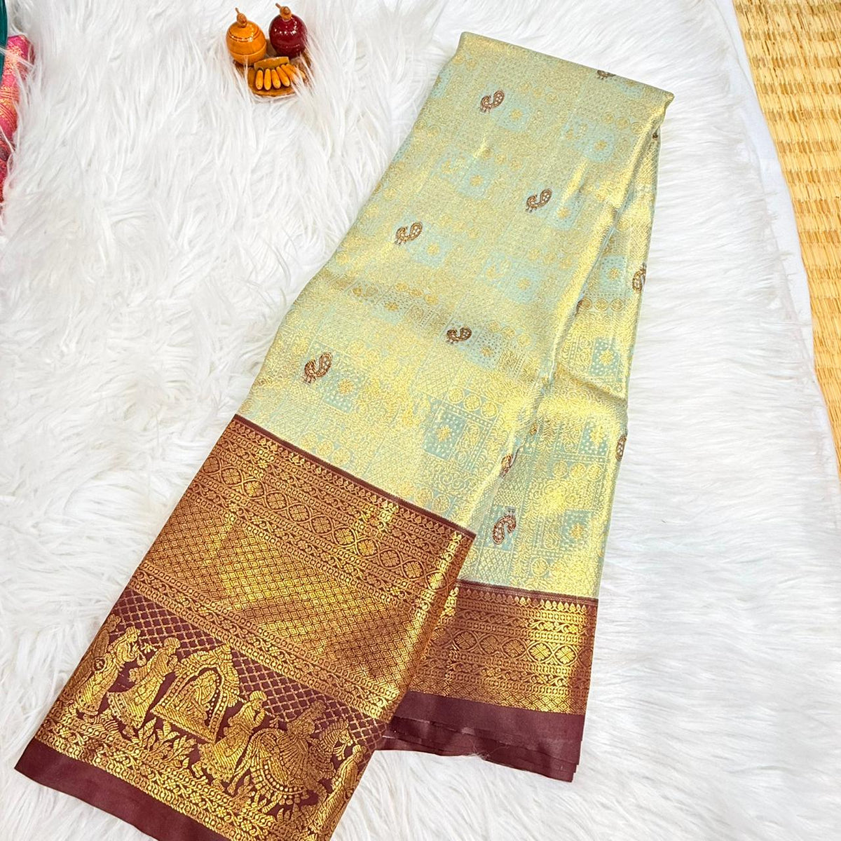 Semi Kanchipattu Saree
