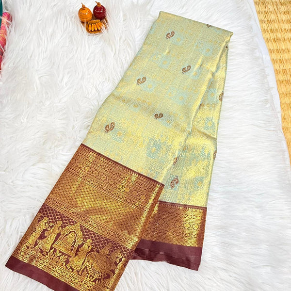 Semi Kanchipattu Saree