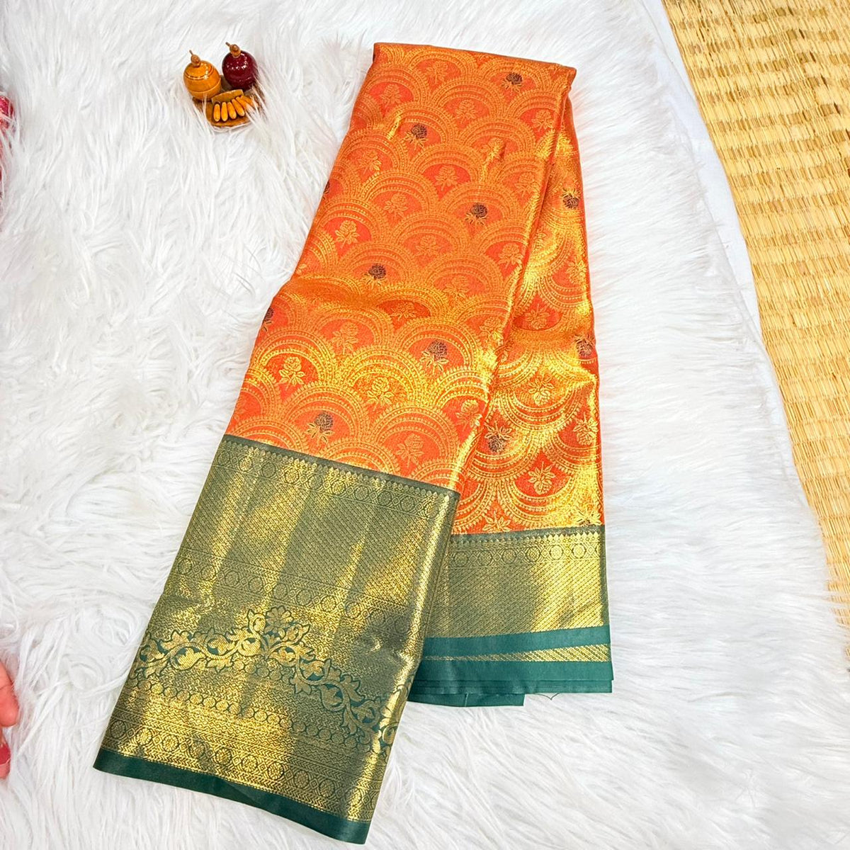 Semi Kanchipattu Saree