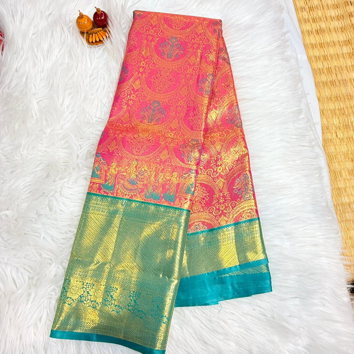 Semi Kanchipattu Saree