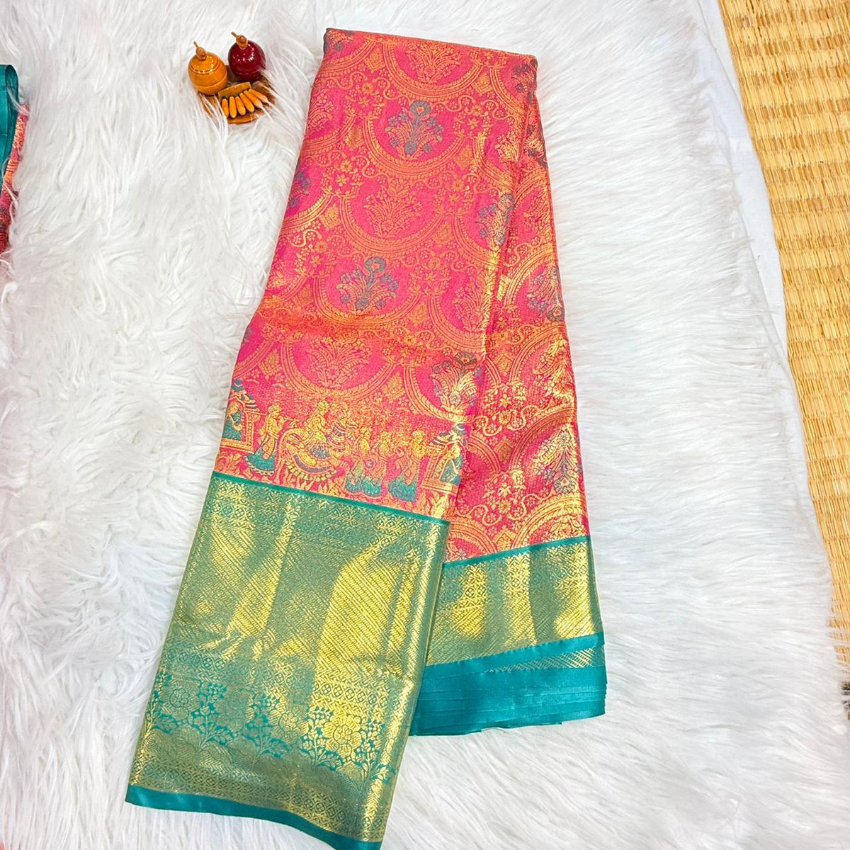 Semi Kanchipattu Saree