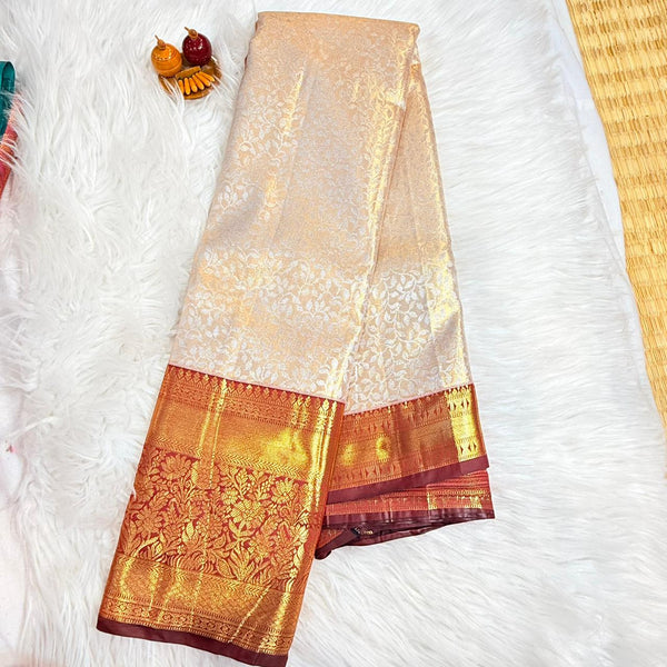 Semi Kanchipattu Saree
