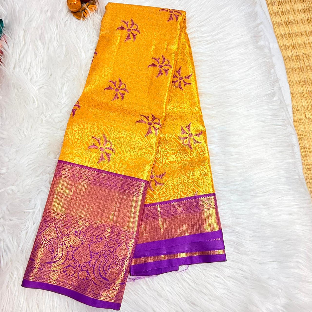 Semi Kanchipattu Saree