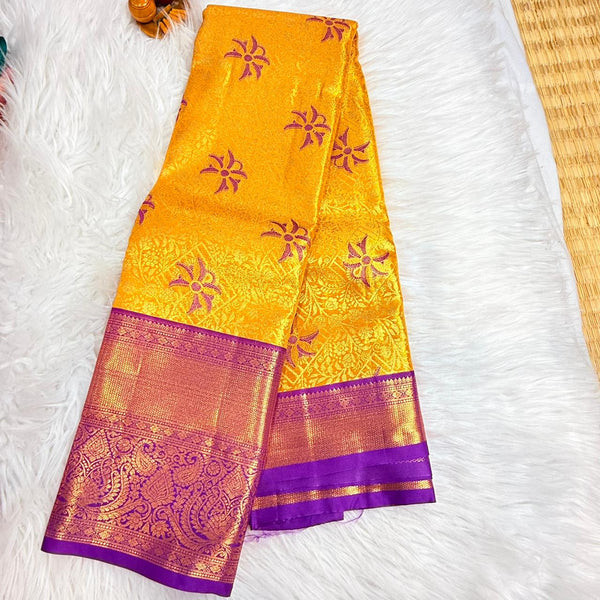 Semi Kanchipattu Saree