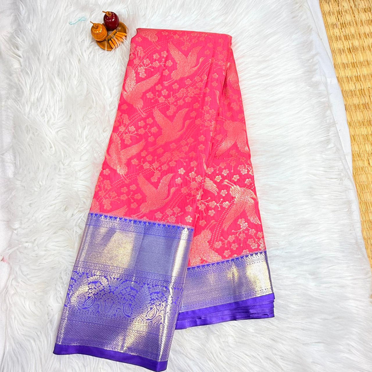 Semi Kanchipattu Saree