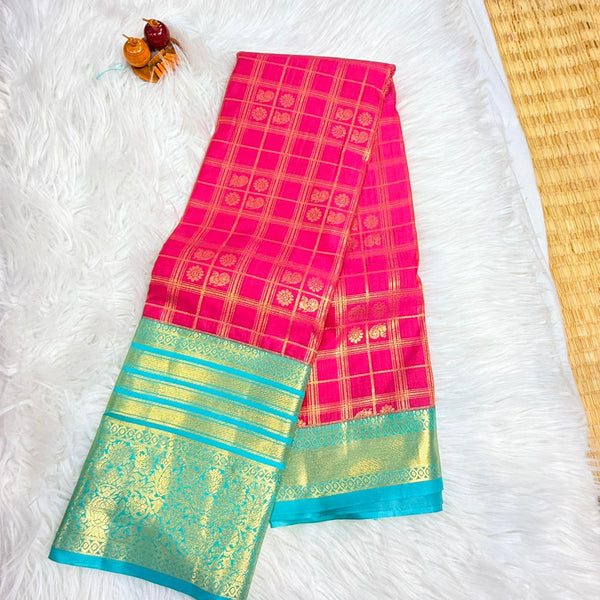 Semi Kanchipattu Saree