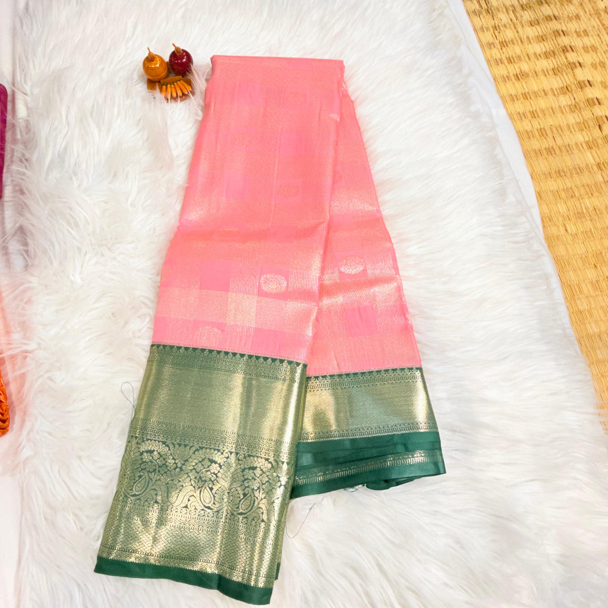 Semi Kanchipattu Saree