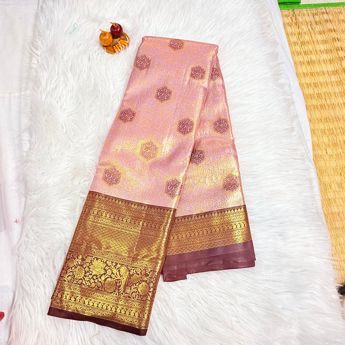 Semi Kanchipattu Saree