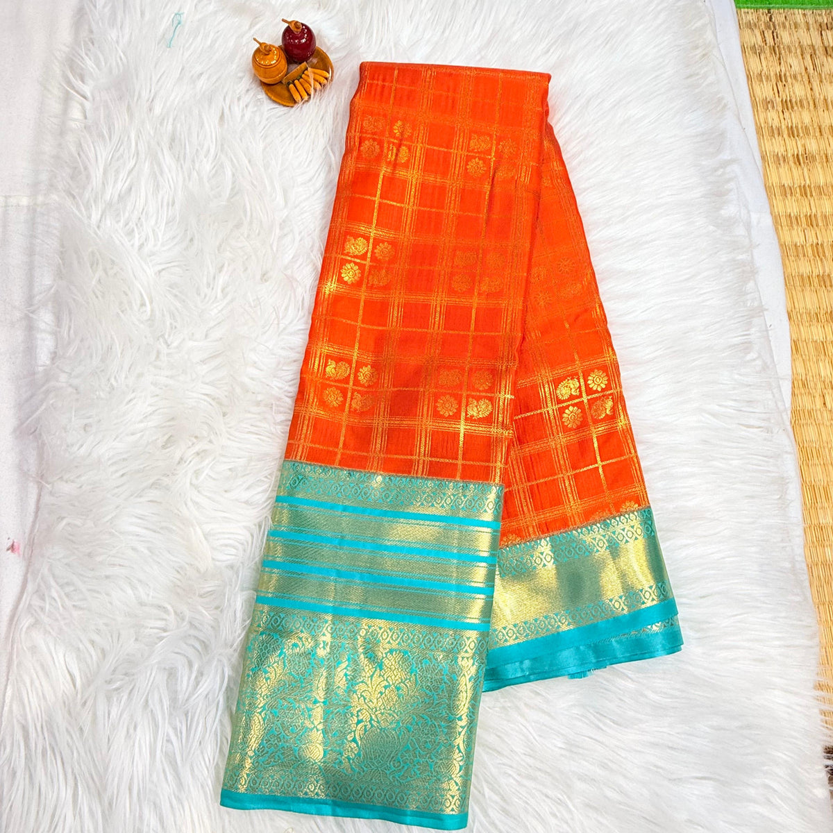 Semi Kanchipattu Saree
